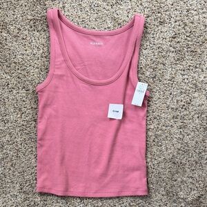NWT Old Navy Pink Cropped Tank Top